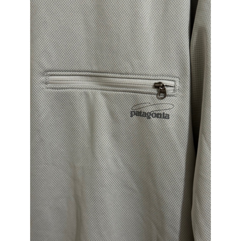 Patagonia Fishing Shirt Mens Size L - Light Grey / Stone - Long Sleeve Mesh